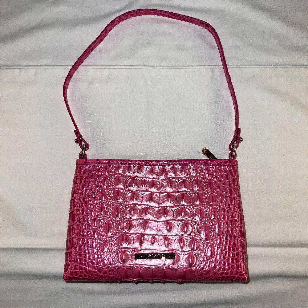 Brahmin Lorelei Shoulder Bag Hibiscus Pink Hot Pink